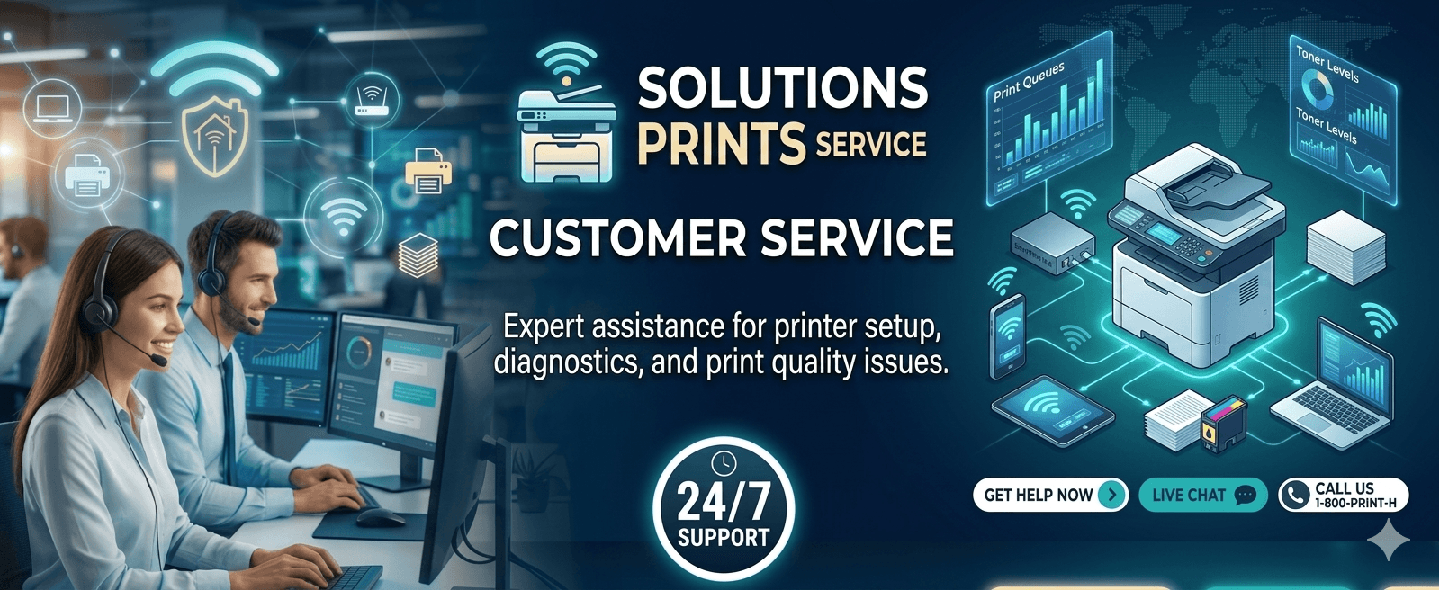 PrimePrinto customer care banner